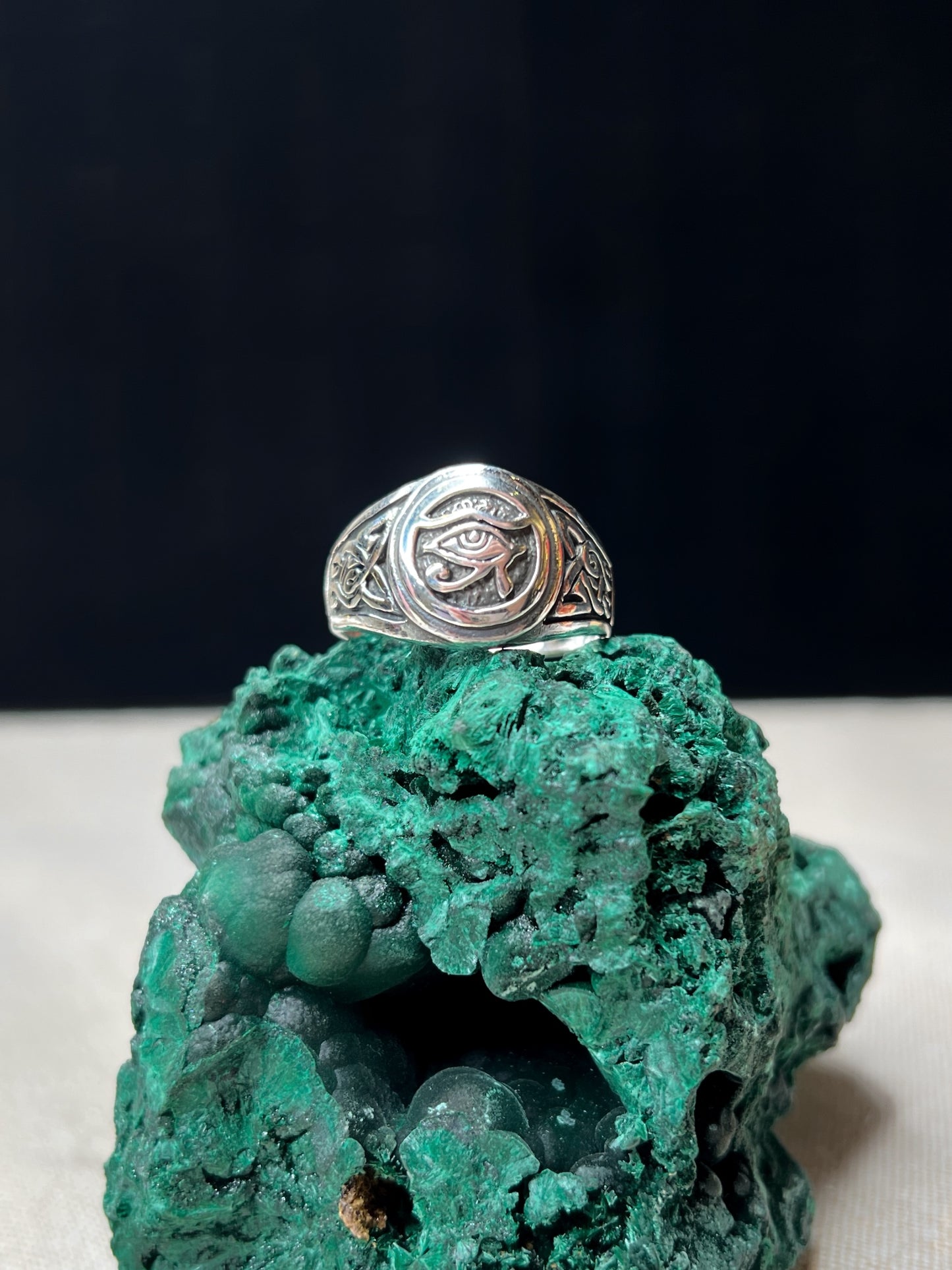EYE OF HORUS masculine ring