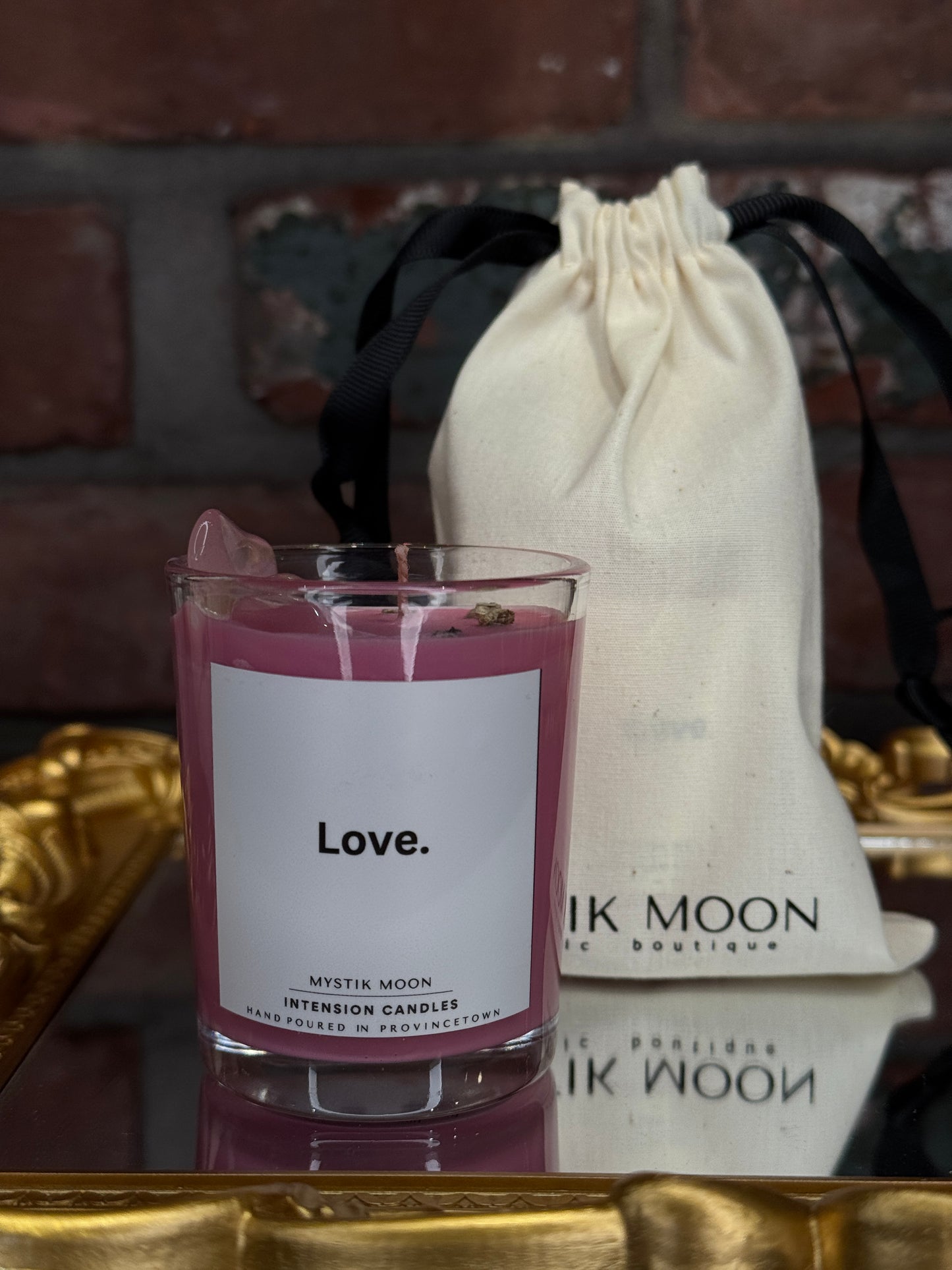 LOVE. Intention candle by Mystik Moon
