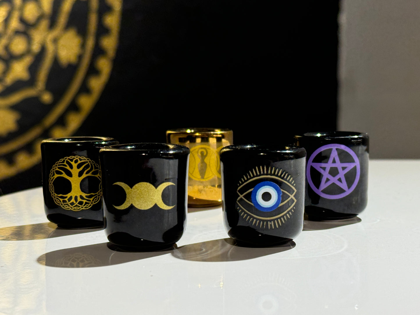 Ritual Candle holders assorted
