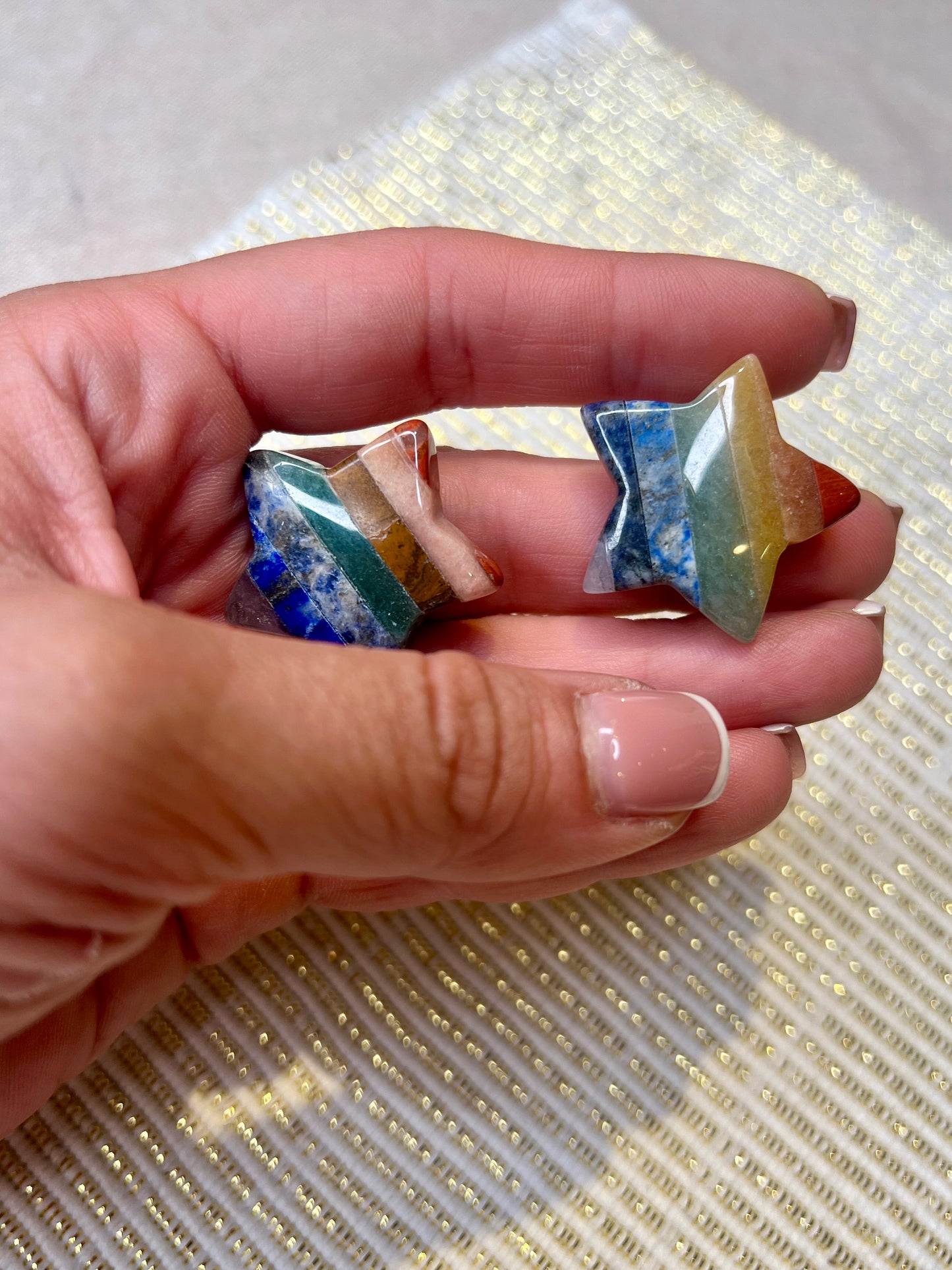 Rainbow crystal star