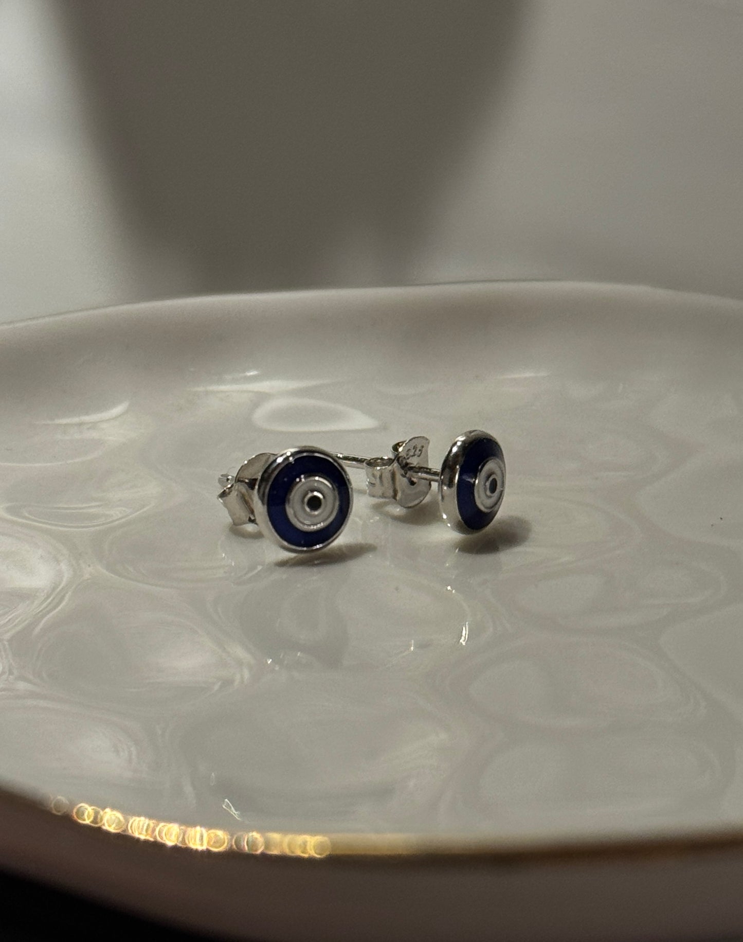 Evil Eye studs earrings
