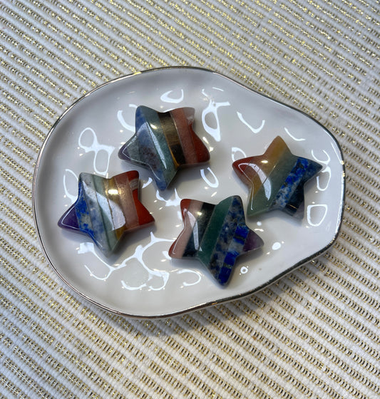 Rainbow crystal star