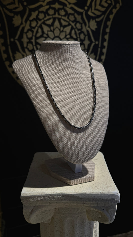 Foxtail Silver Chain Handmade