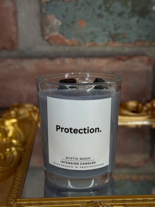 PROTECTION. Intention candle by Mystik Moon