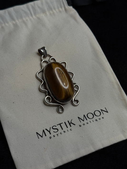 Powerful Tiger Eye pendant