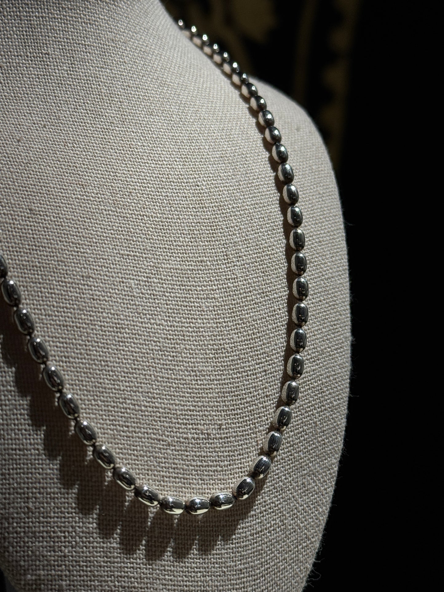 Silver Nugget Chain