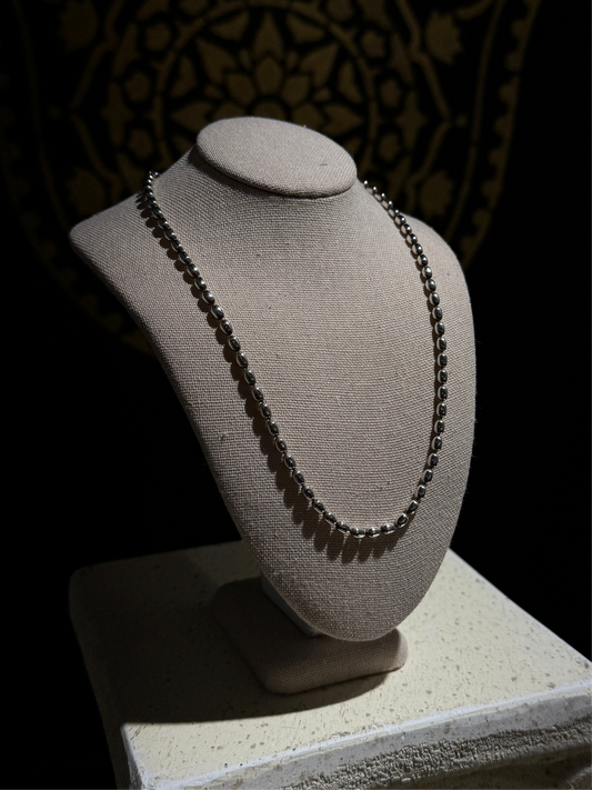Silver Nugget Chain