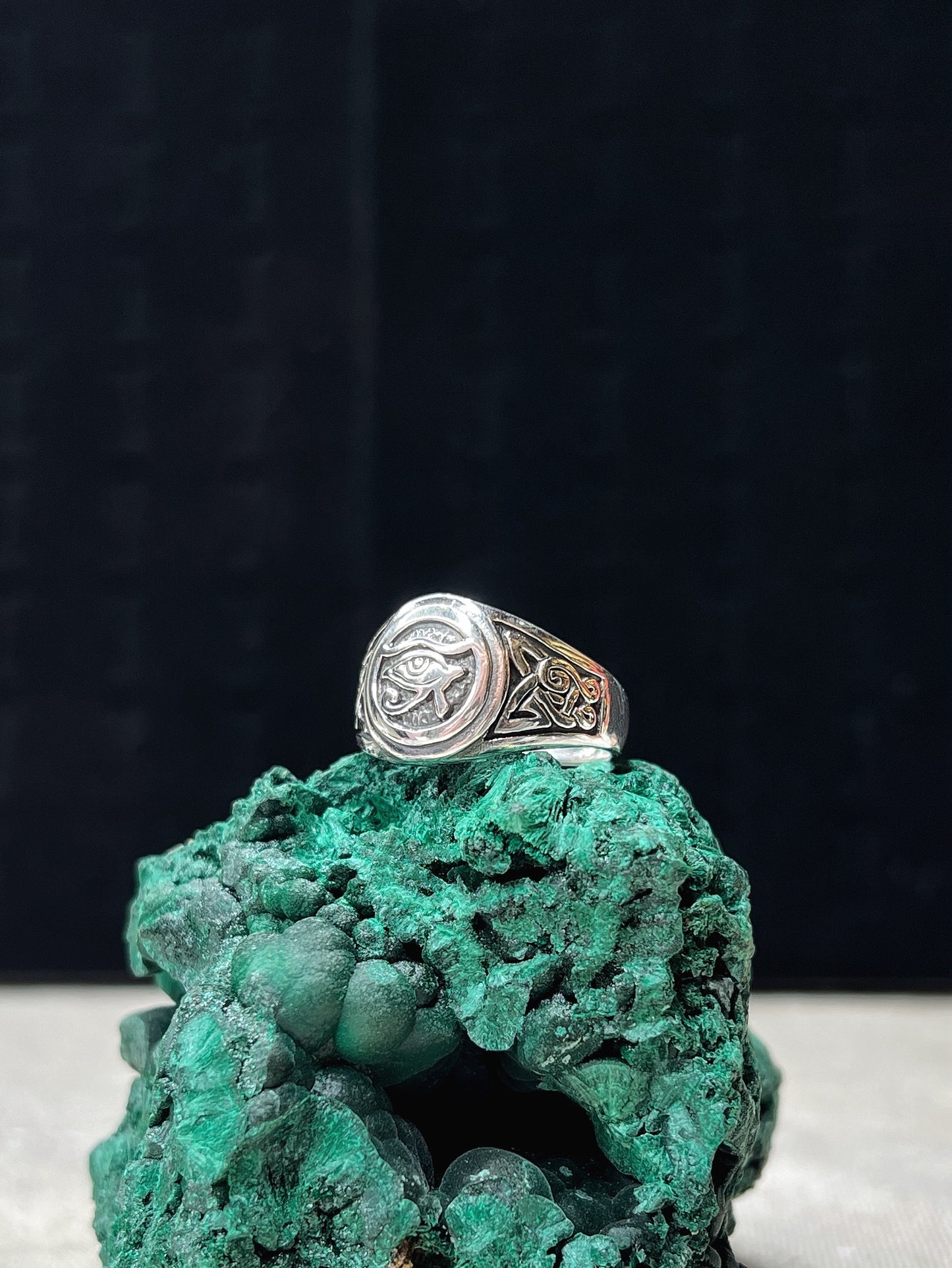 EYE OF HORUS masculine ring