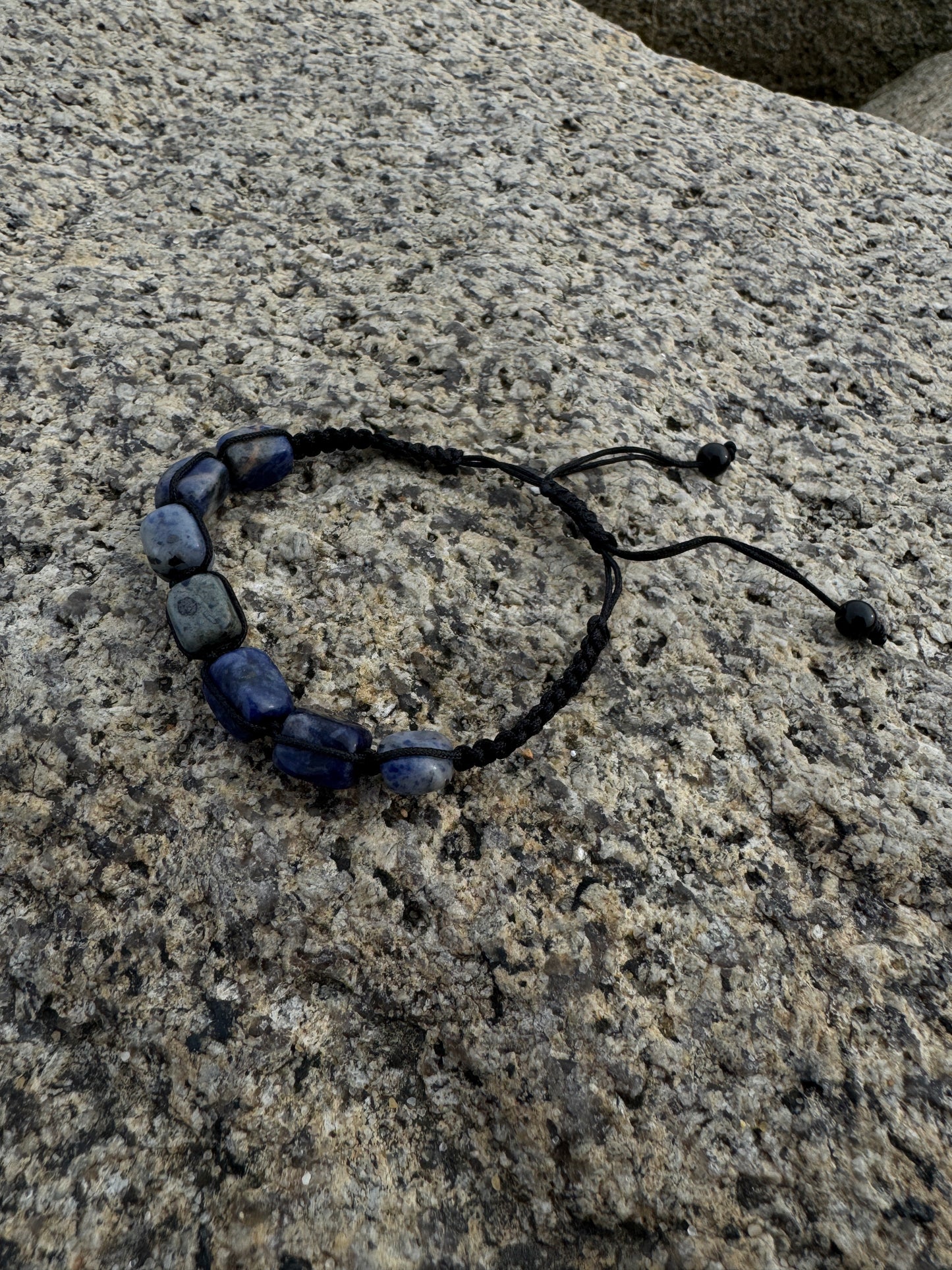 Sodalite Crystal nugget bracelet