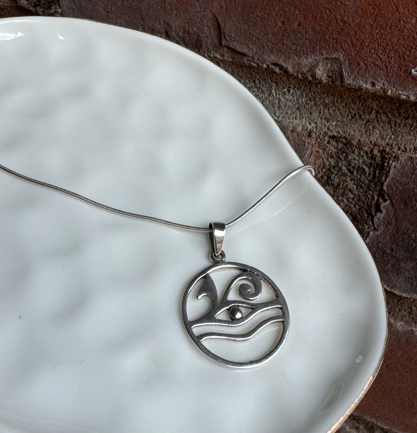 Eye of Horus Silver Pendant