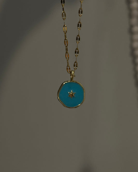 Simple Star coin necklace