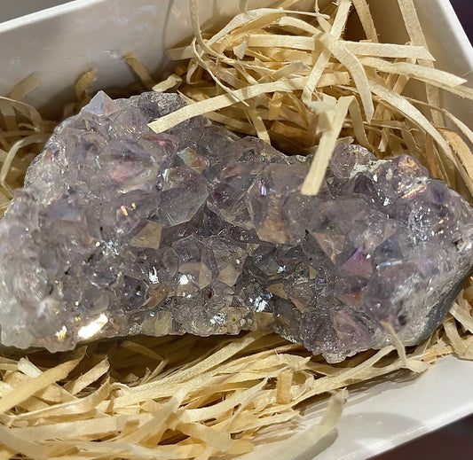 Amethyst Aura Cluster