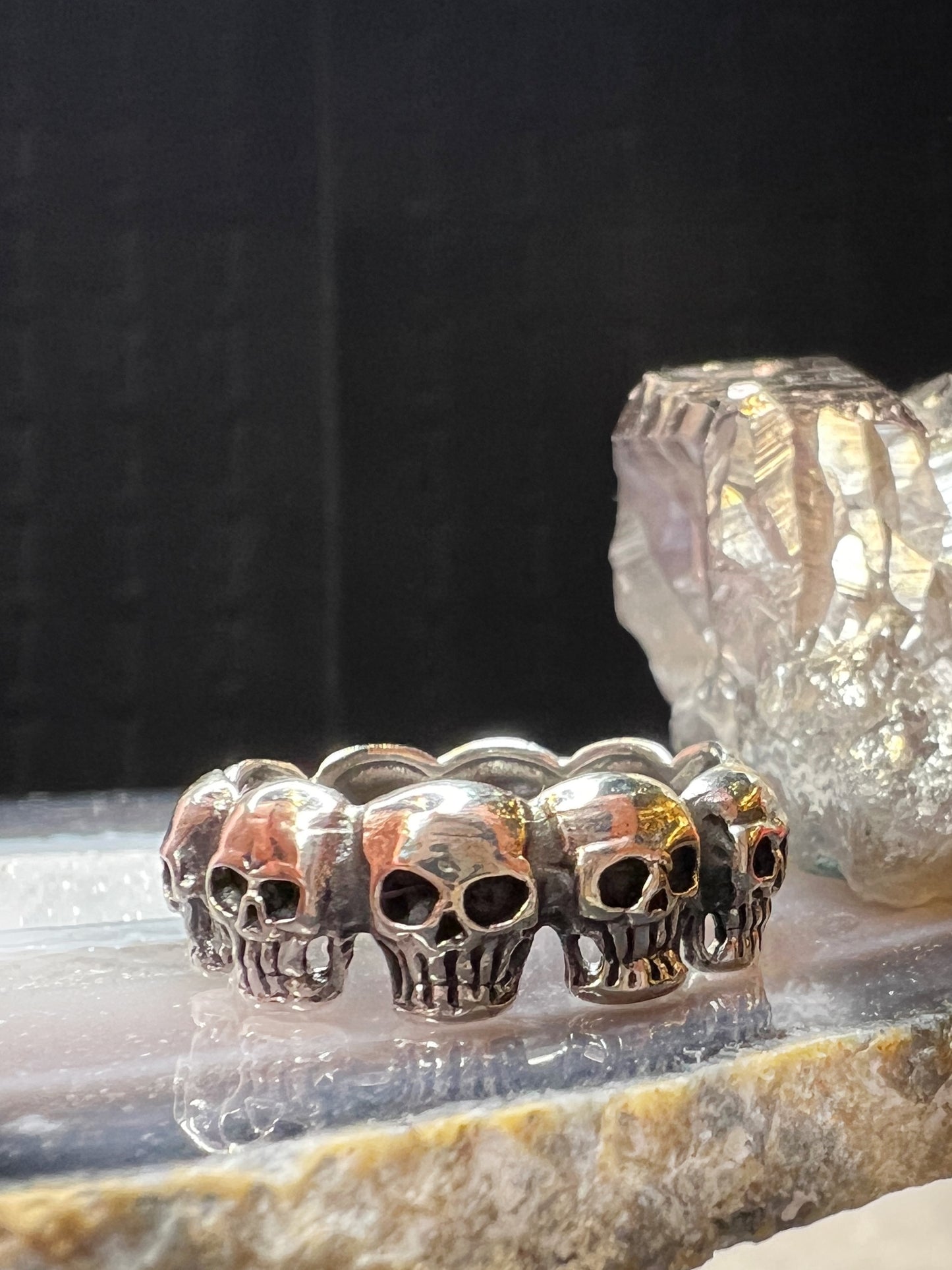 SKULL TEAM masculine ring