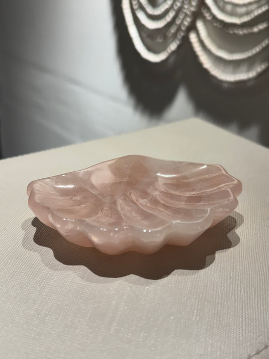 Rose Quartz Shell dish