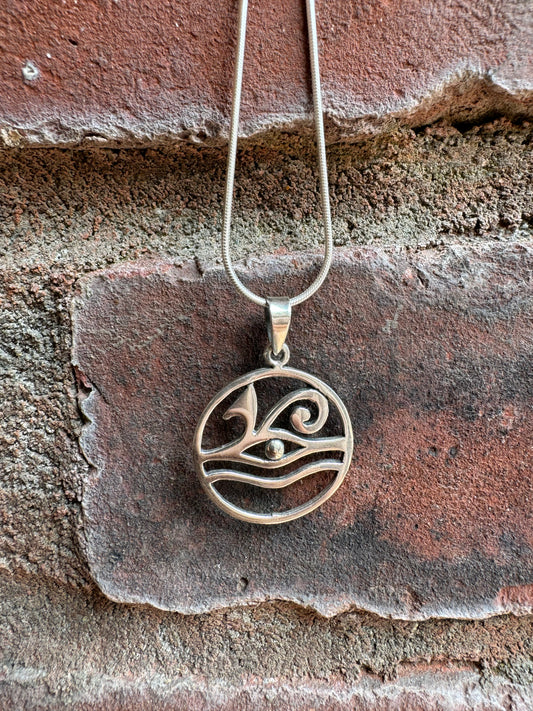 Eye of Horus Silver Pendant