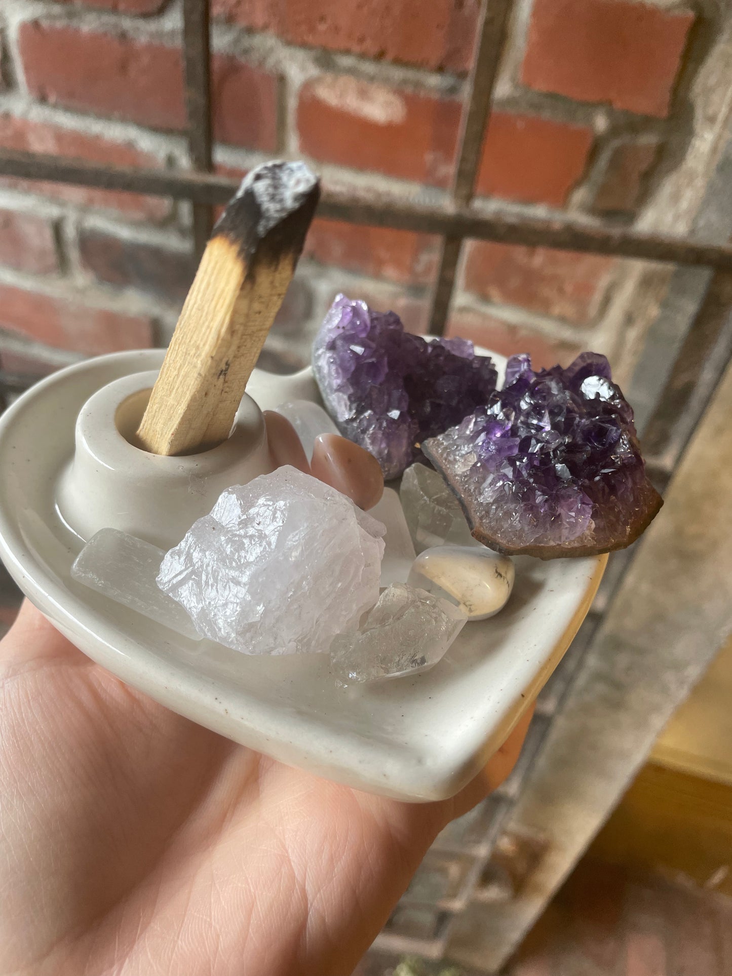 Heart Smudge Tray