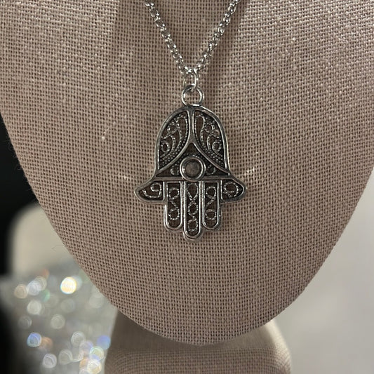Hamsa necklace
