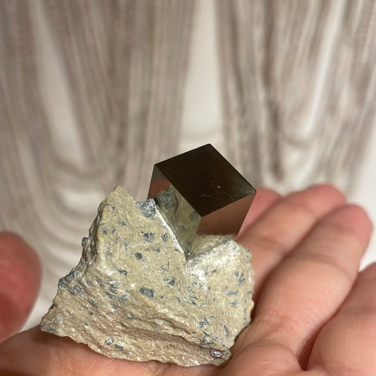 Pyrite cube