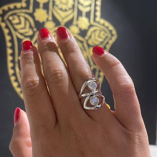 Look at Me Moonstone Ring