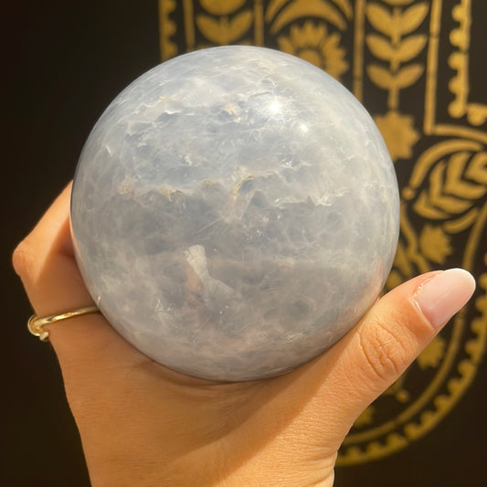 Blue Calcite Sphere