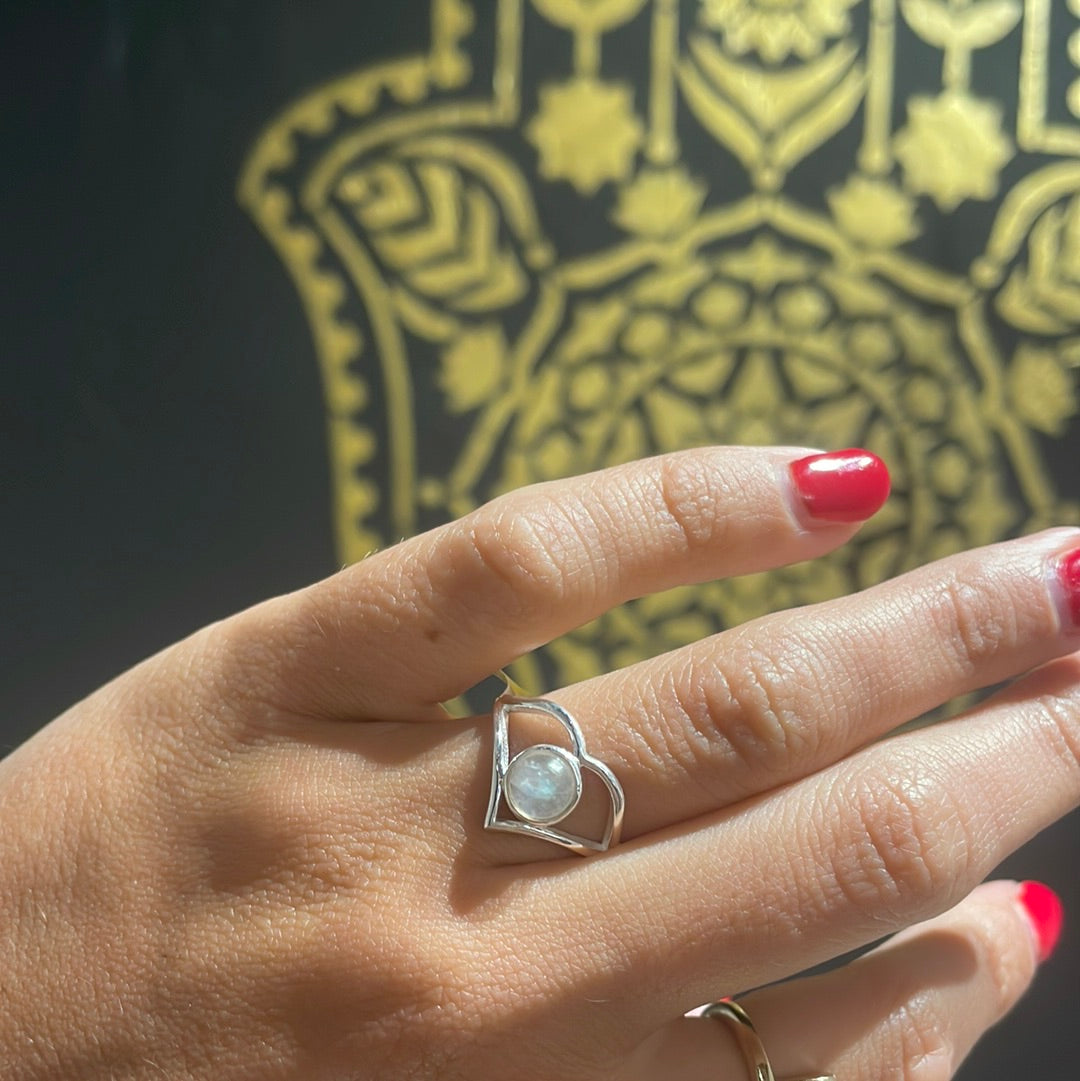 Isis Moonstone Ring