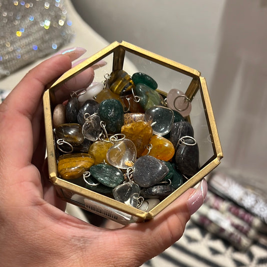 Crystal Heart pendants Assorted