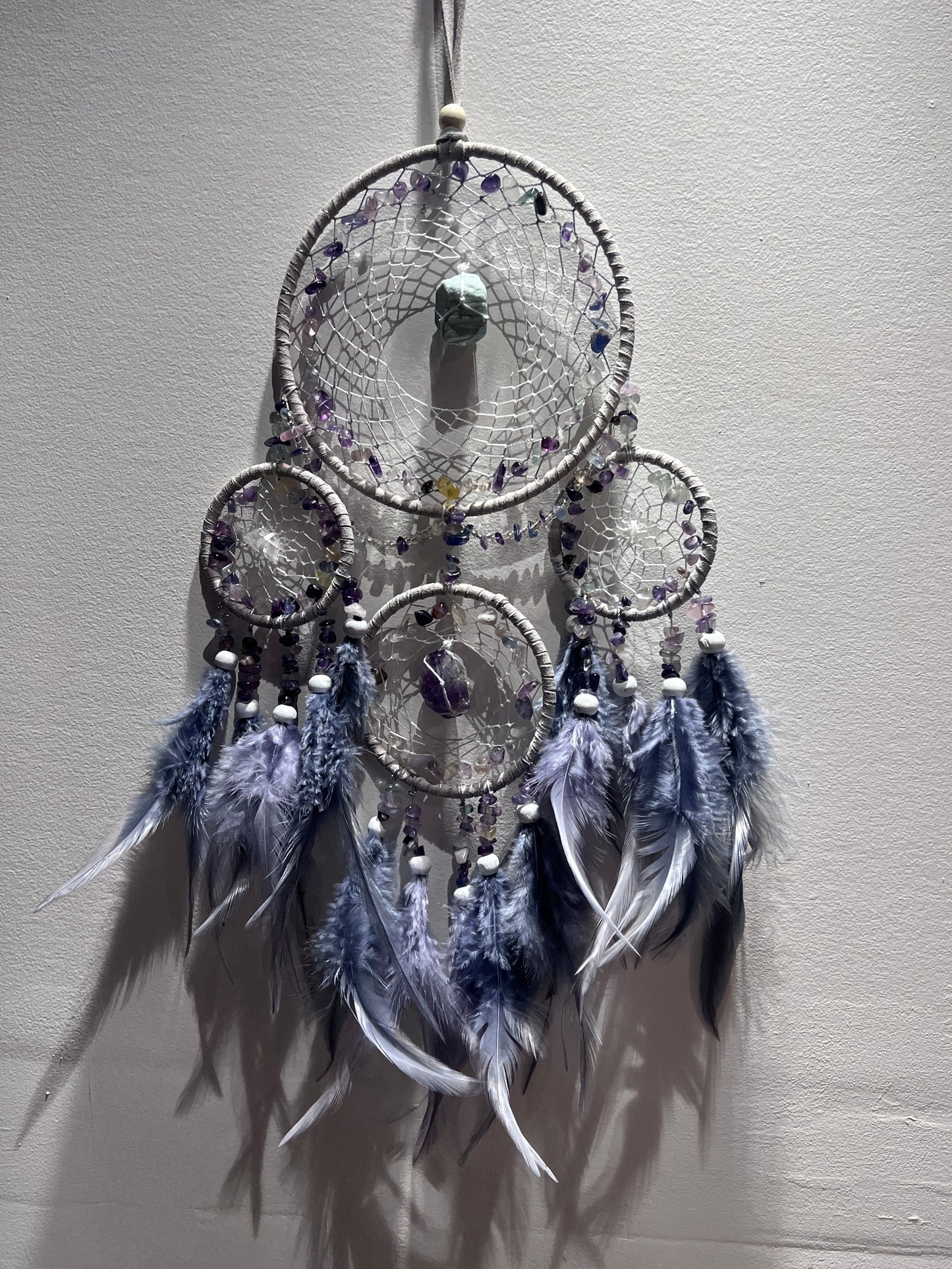 Handmade crystal dreamcatcher