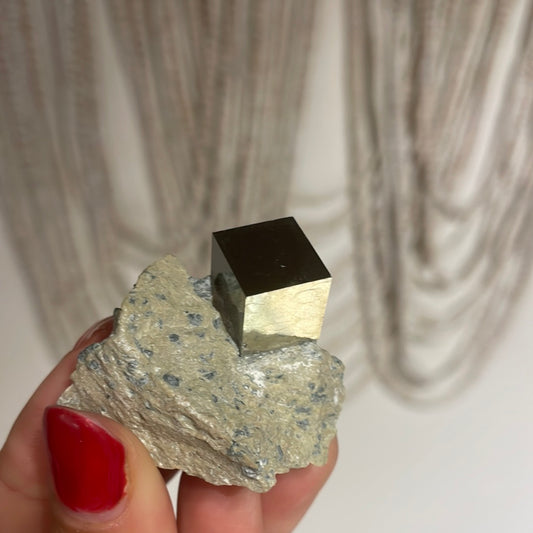 Pyrite cube