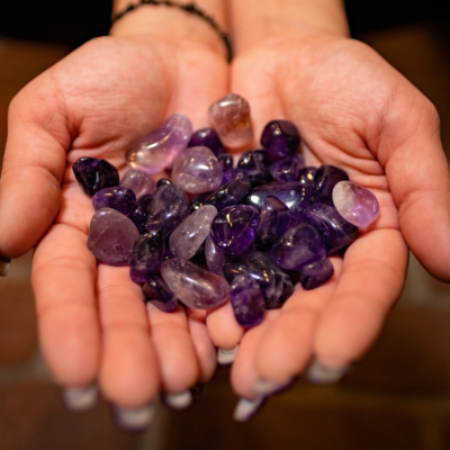 Amethyst Pocket Stone