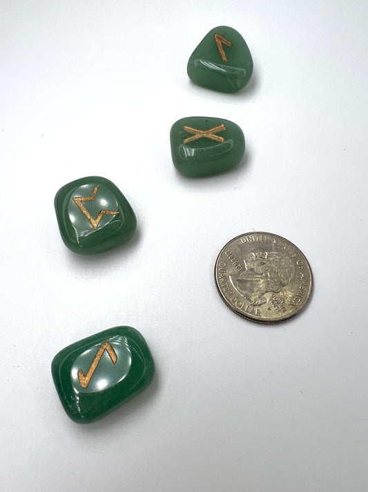 GREEN AVENTURINE runes