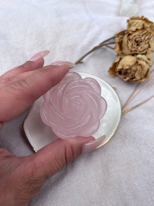 Rose Quartz flower