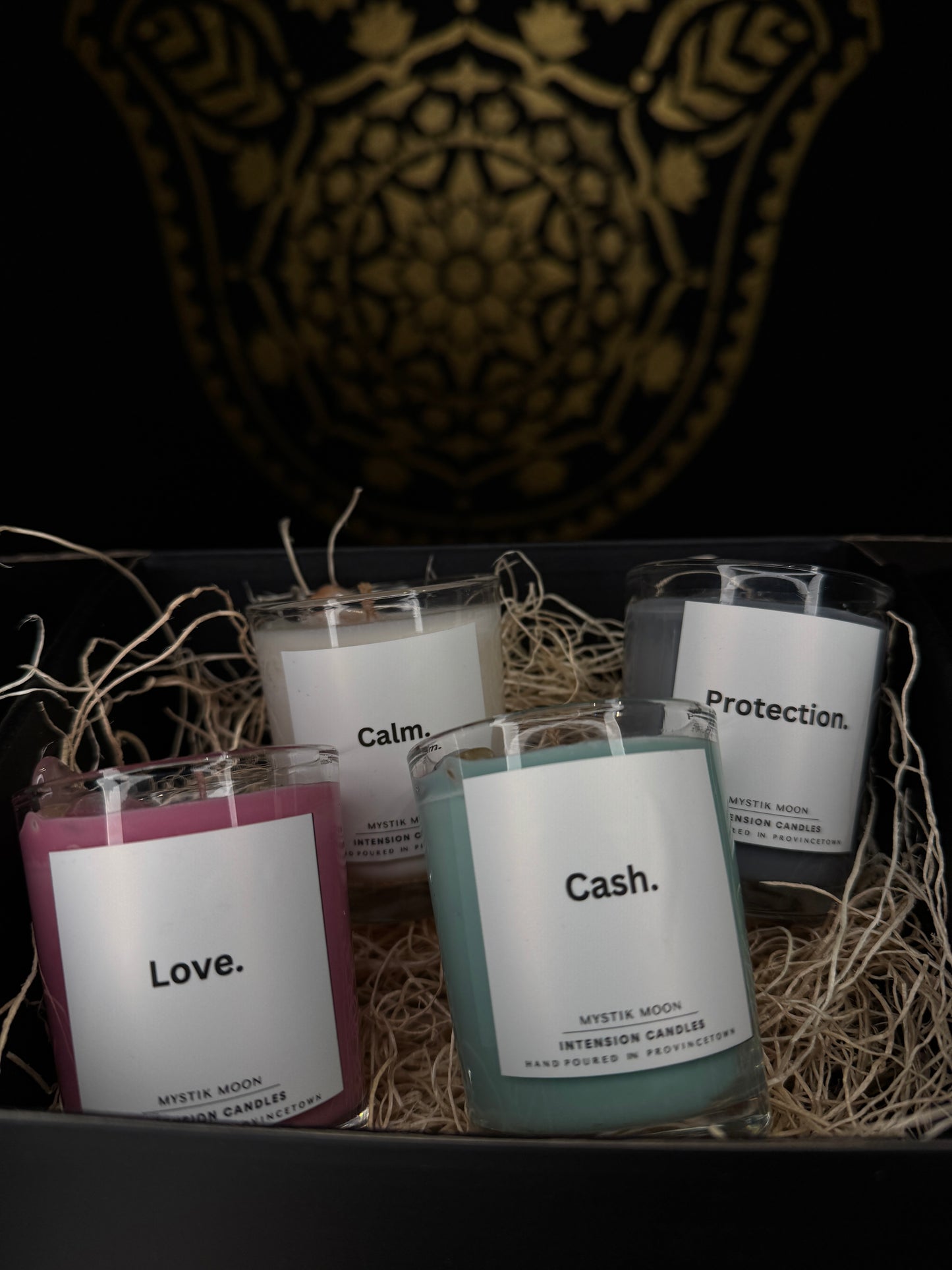 CASH. Intention candle by Mystik Moon