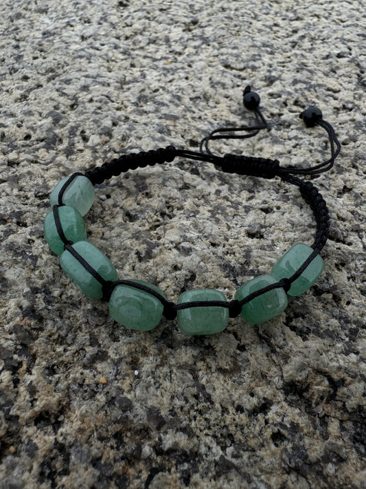 Aventurine crystal nugget bracelet