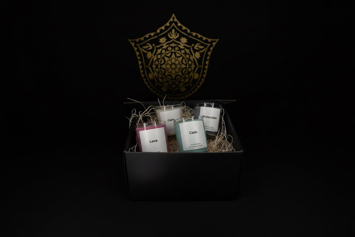 PROTECTION. Intention candle by Mystik Moon