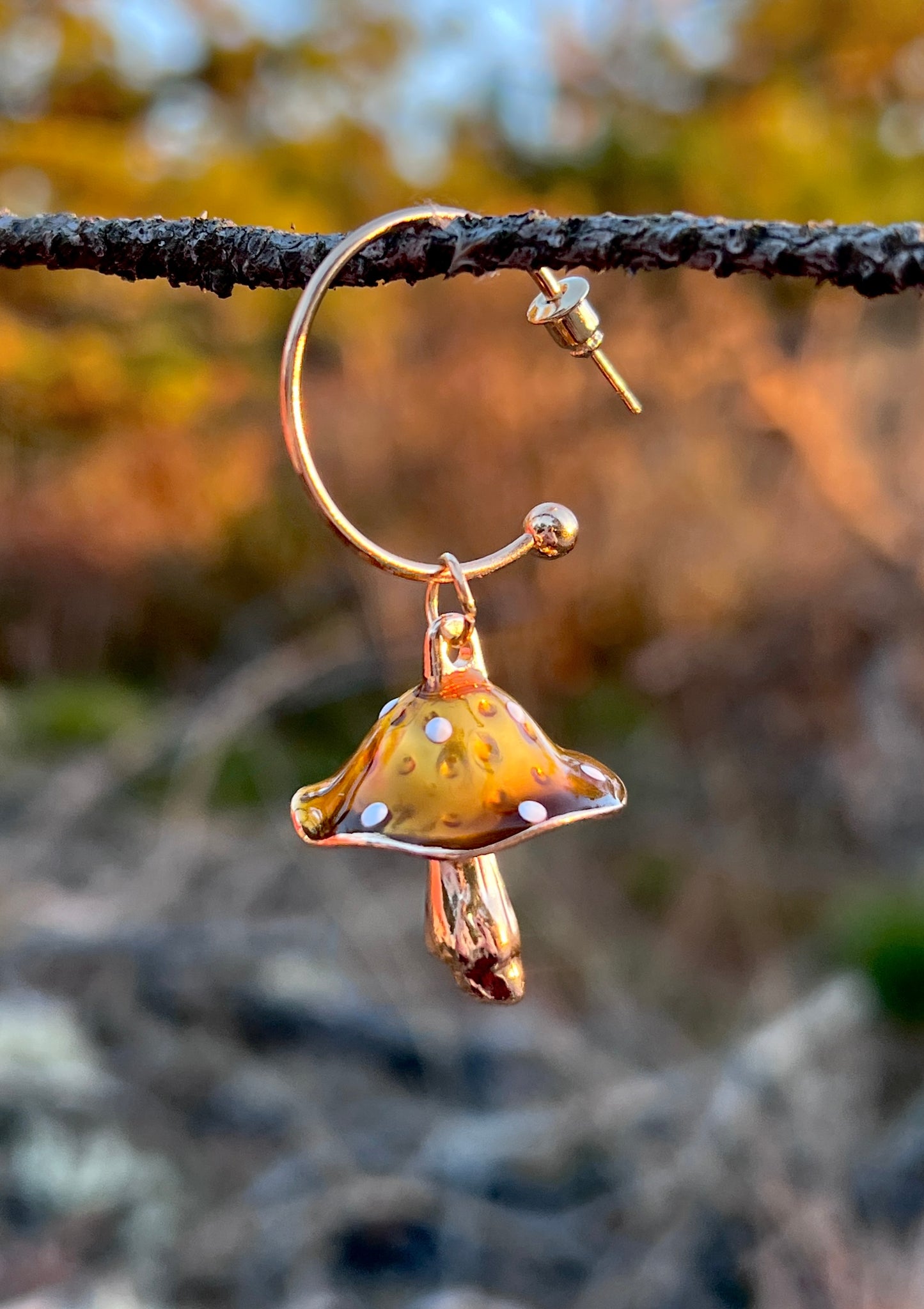 Woodland Mushroom Earrings