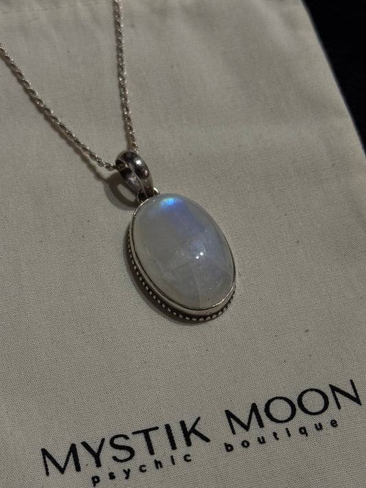 Moonstone Oval Pendant