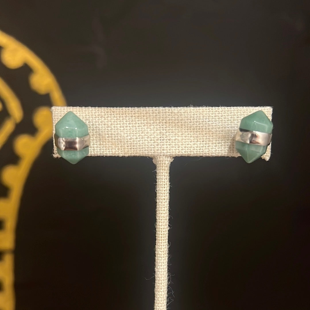 Crystal stud earrings