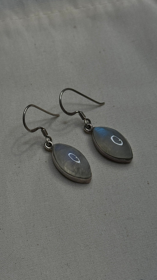Marquise Moonstone Earrings