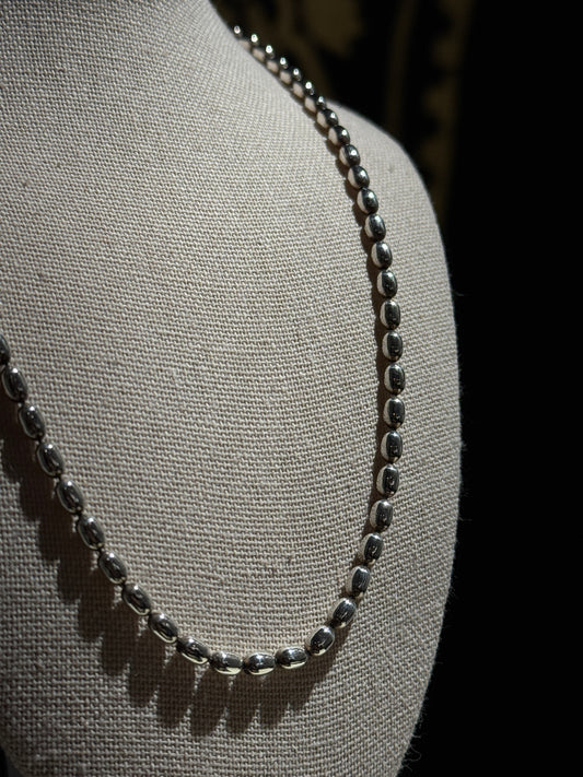Silver Nugget Chain