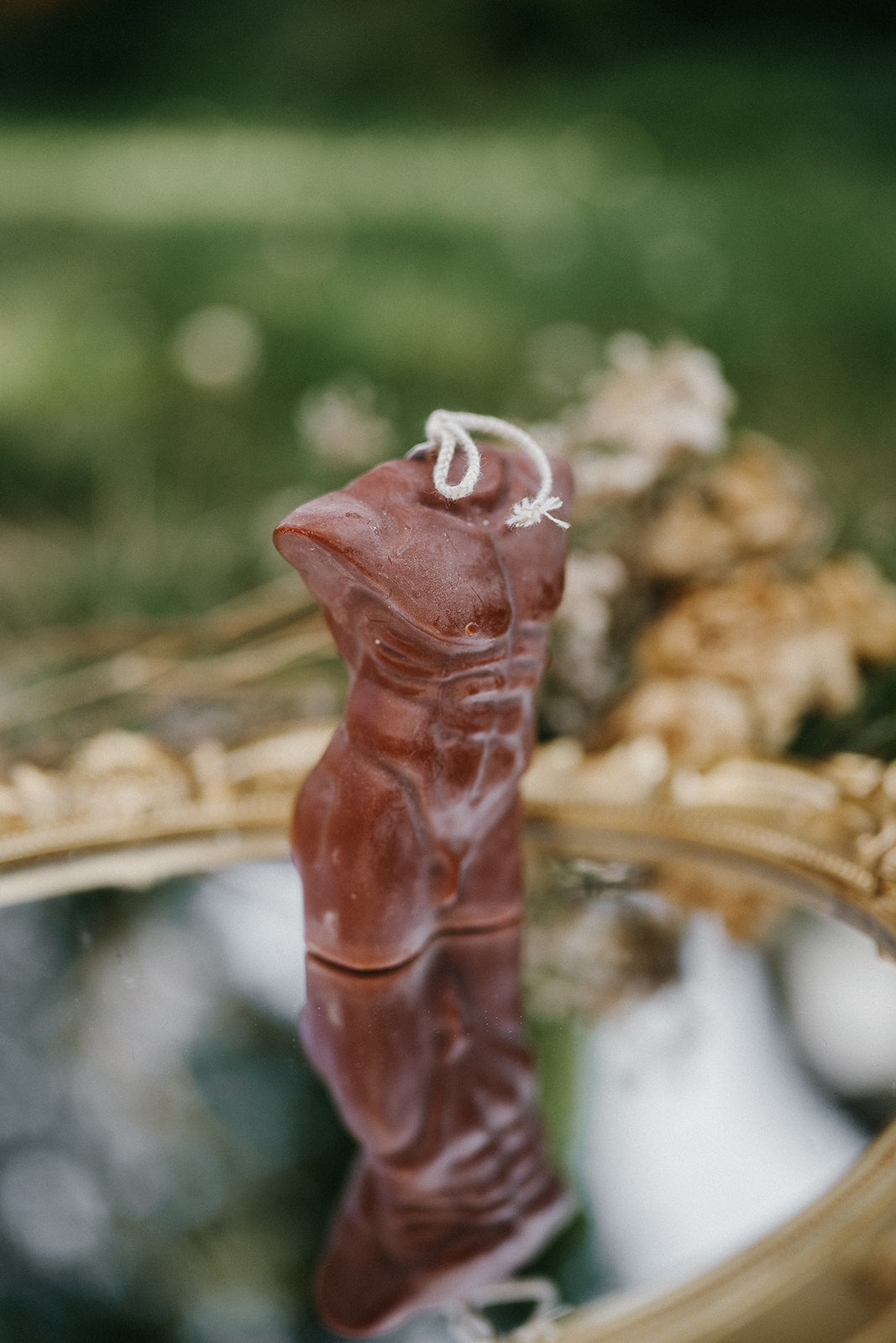 male body candle home decor