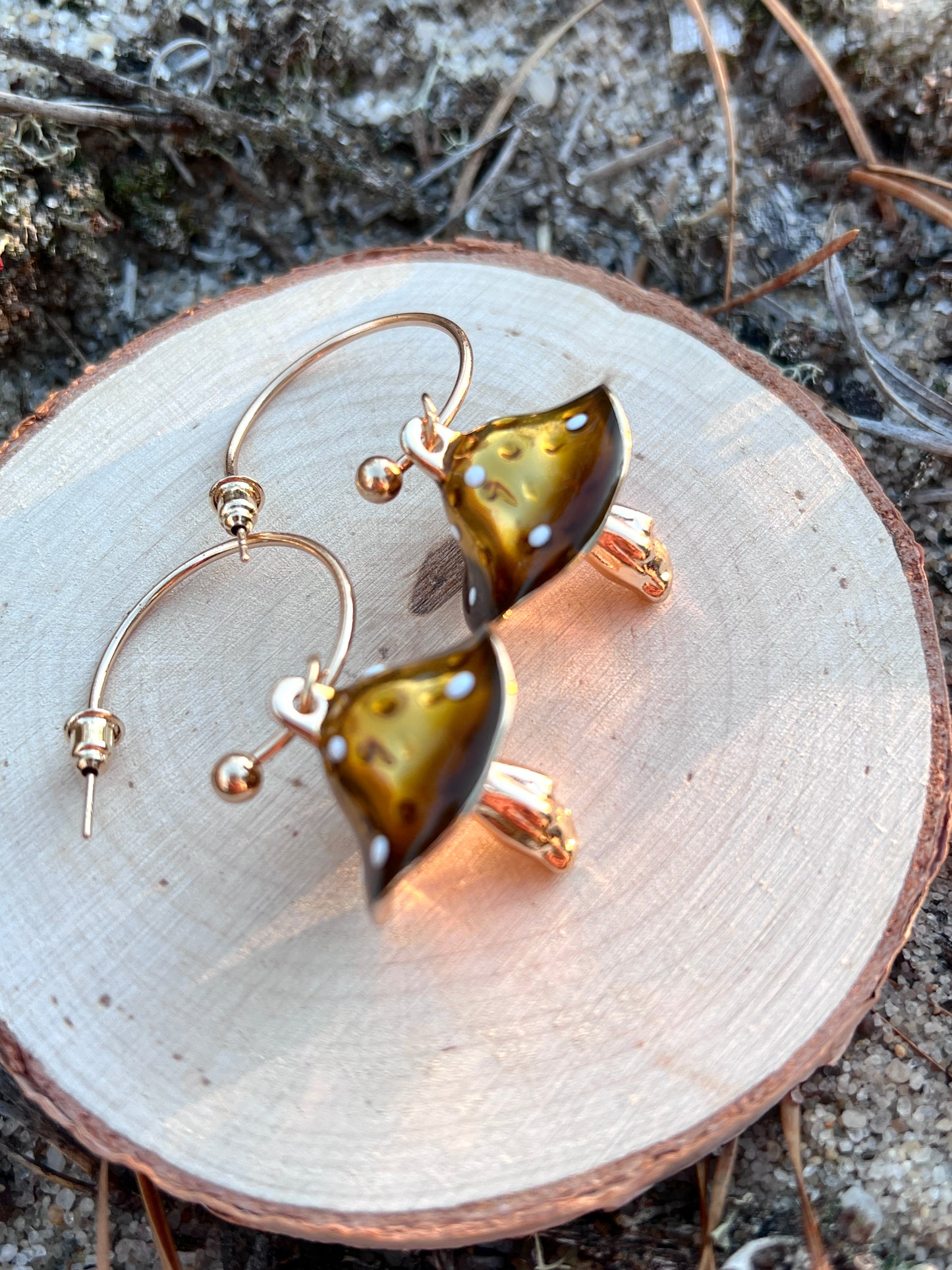 Woodland Mushroom Earrings