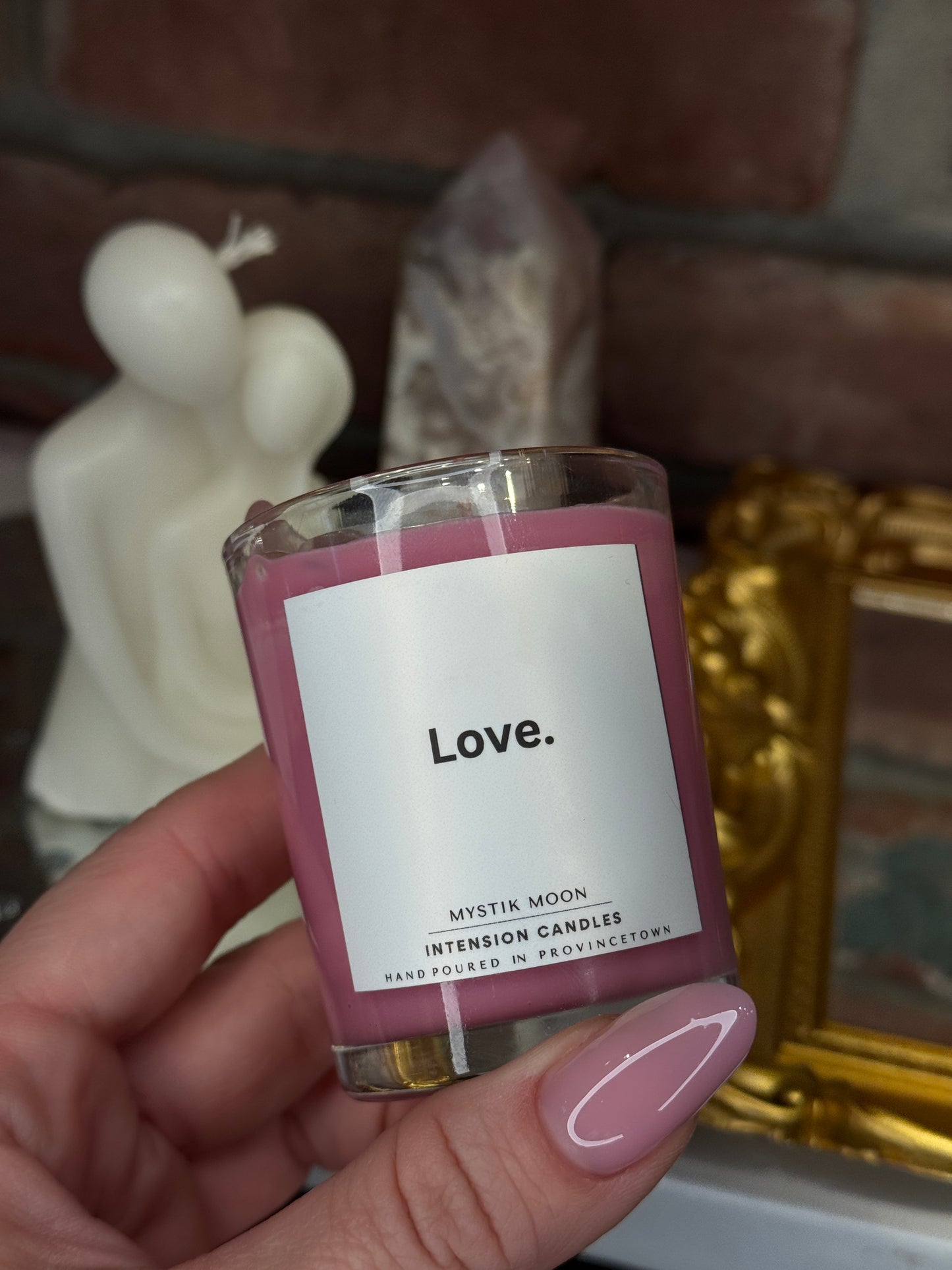 LOVE. Intention candle by Mystik Moon