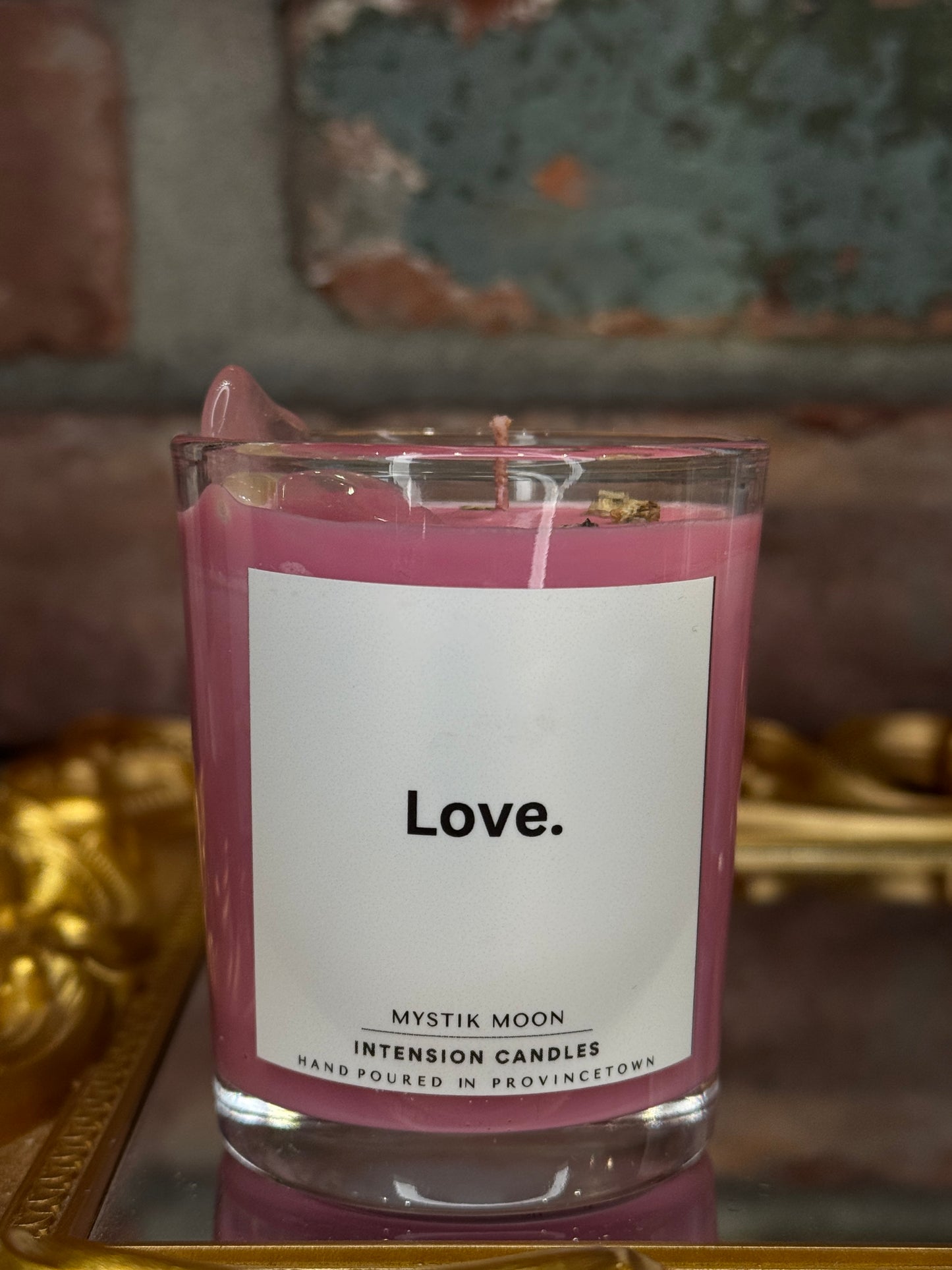 LOVE. Intention candle by Mystik Moon