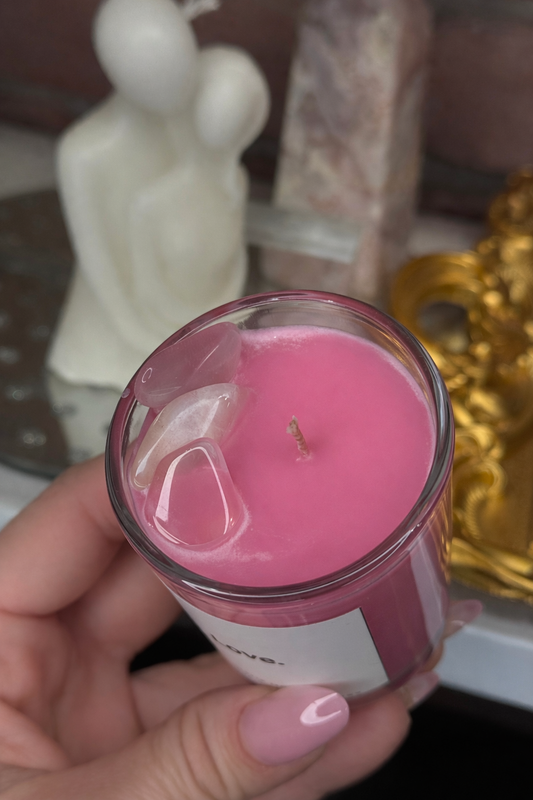 LOVE. Intention candle by Mystik Moon