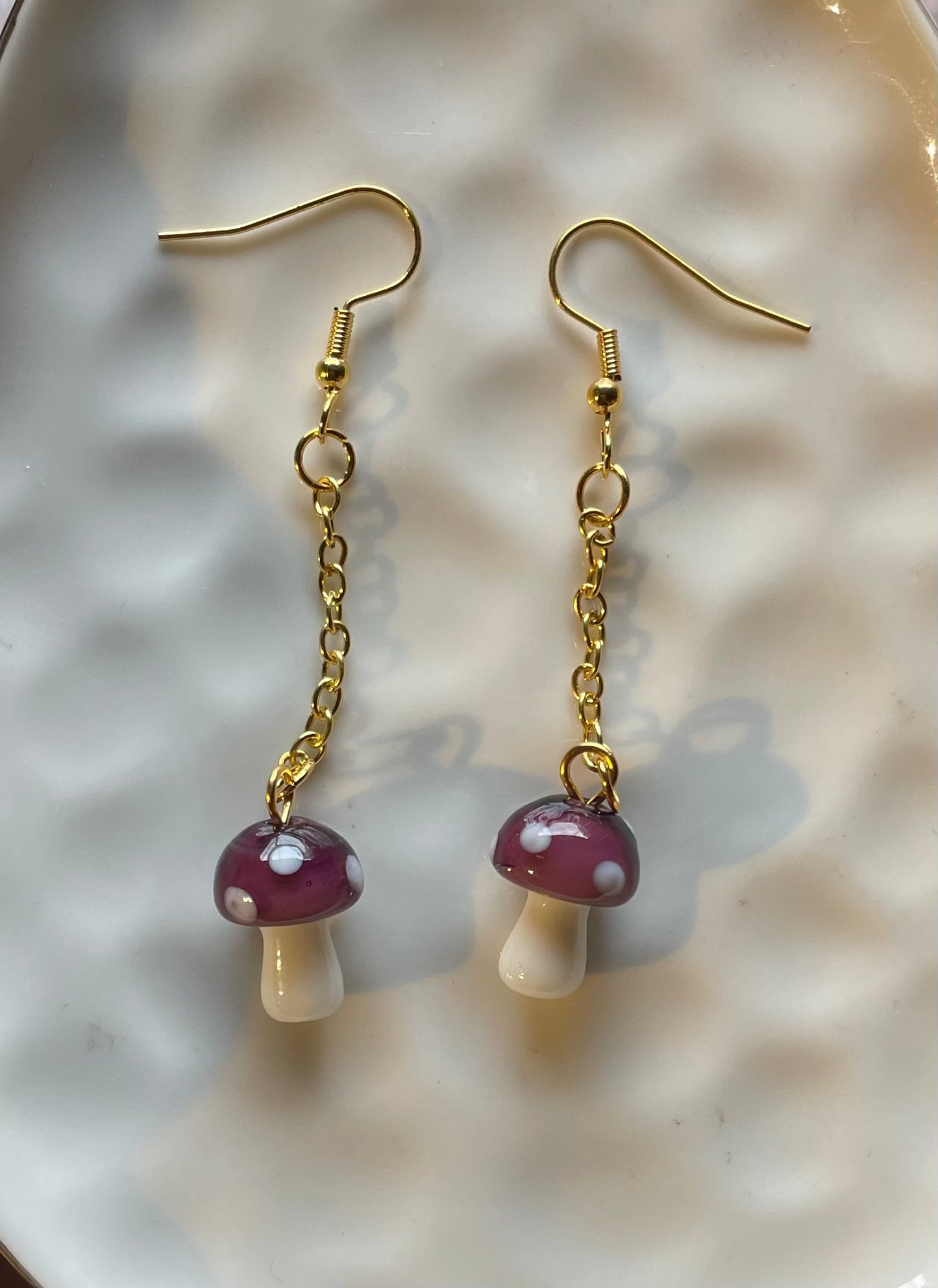 Mini Mushroom Dangles
