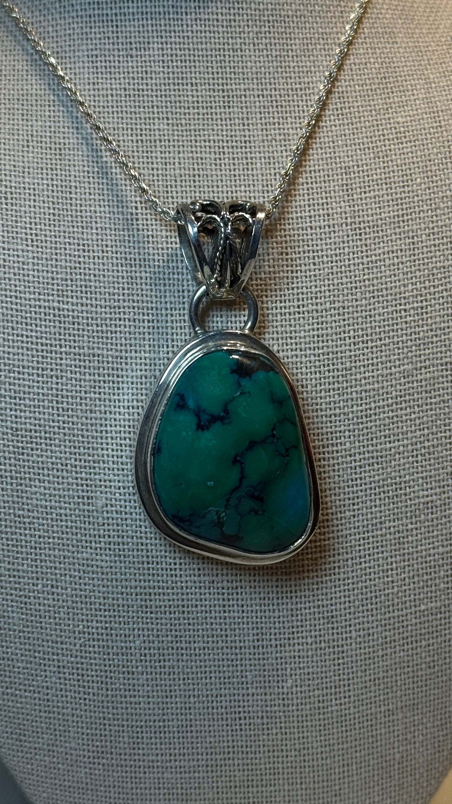African Turquoise Pendant