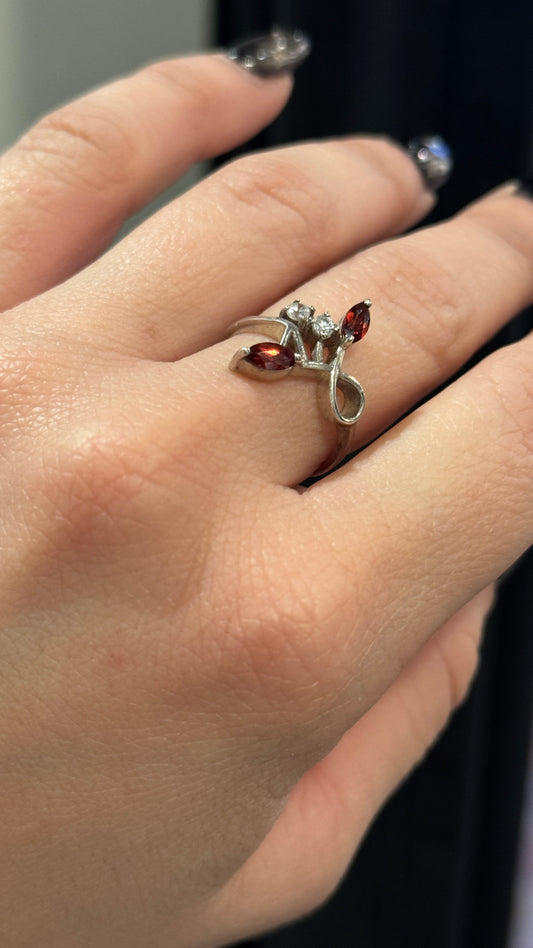 Silver ring 354