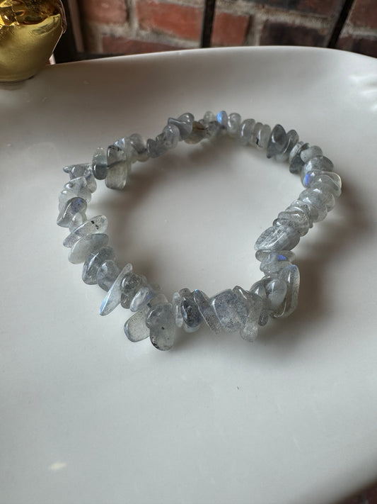Labradorite Chip Bracelet