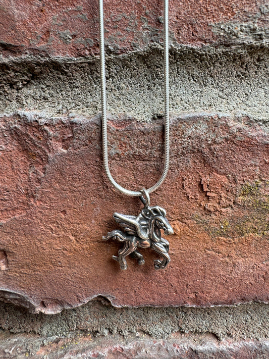 Pegasus Silver Pendant