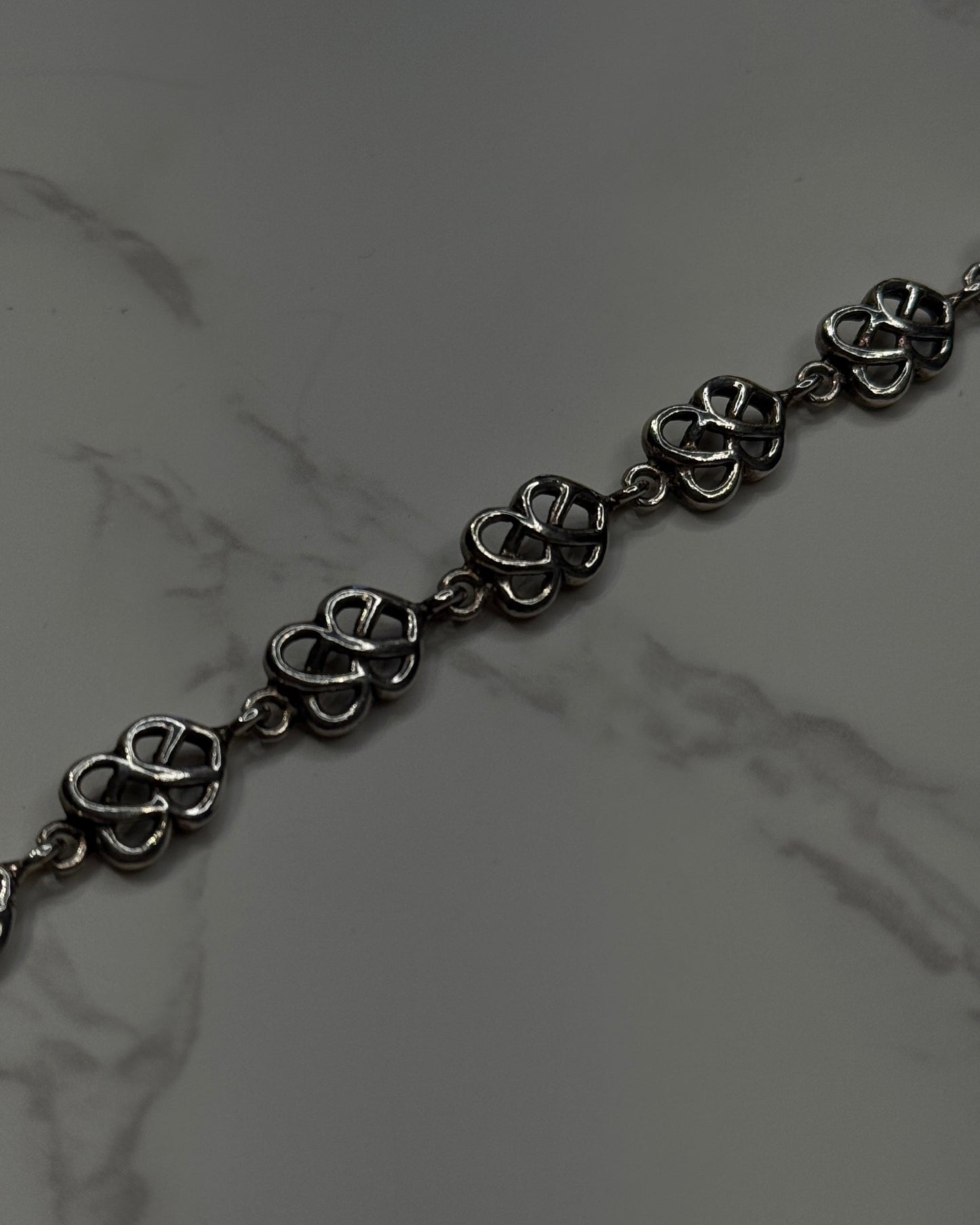 silver bracelet Celtic design
